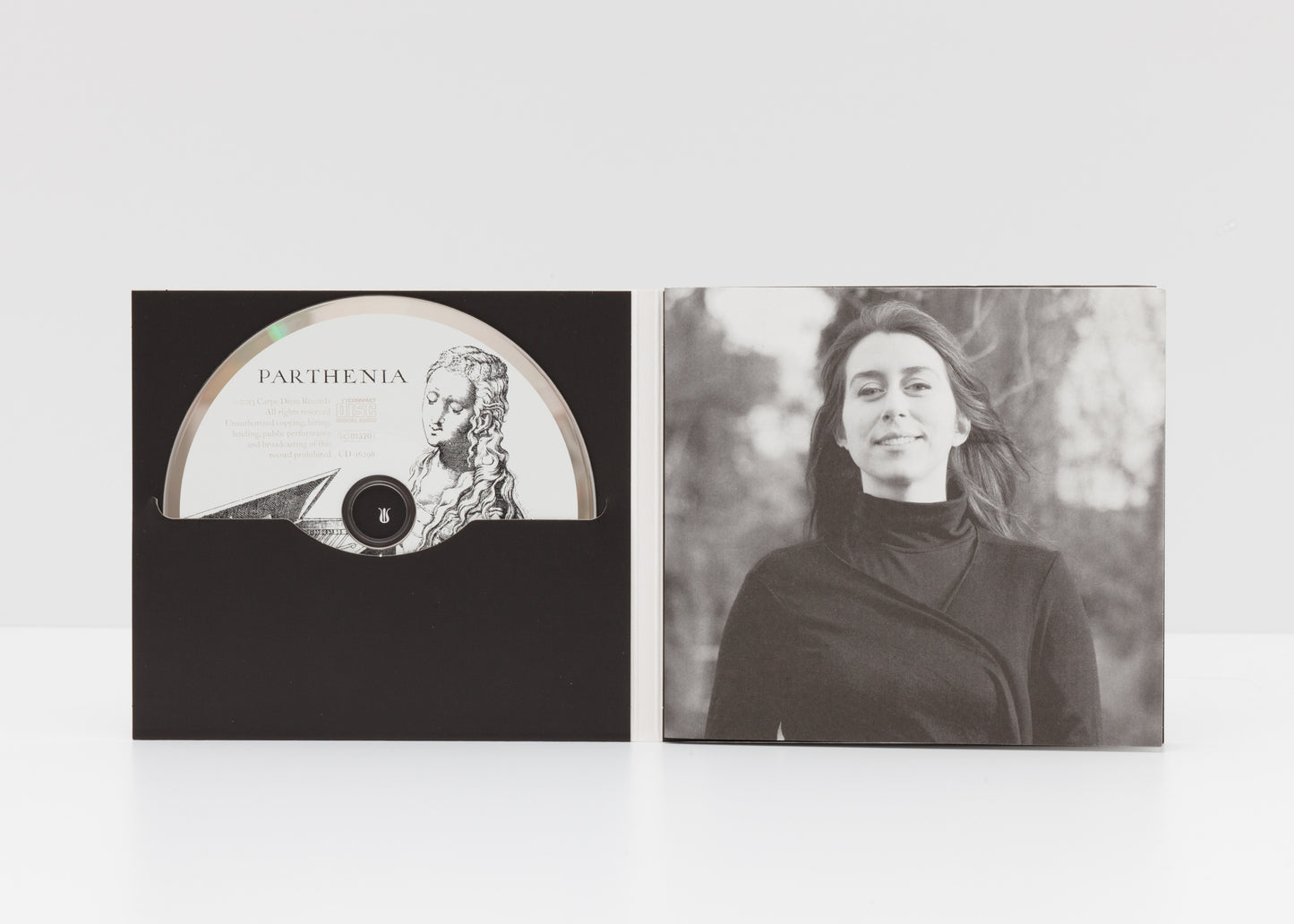 Digipack detail of "Parthenia" by Catalina Vicens