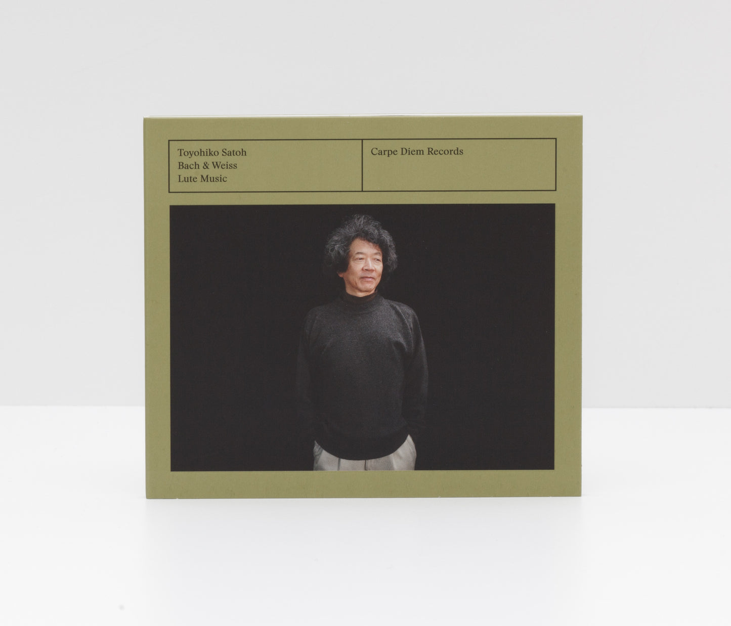 Digipack CD album "Bach & Weiss lute music" by Toyohiko Satoh on Carpe Diem Records