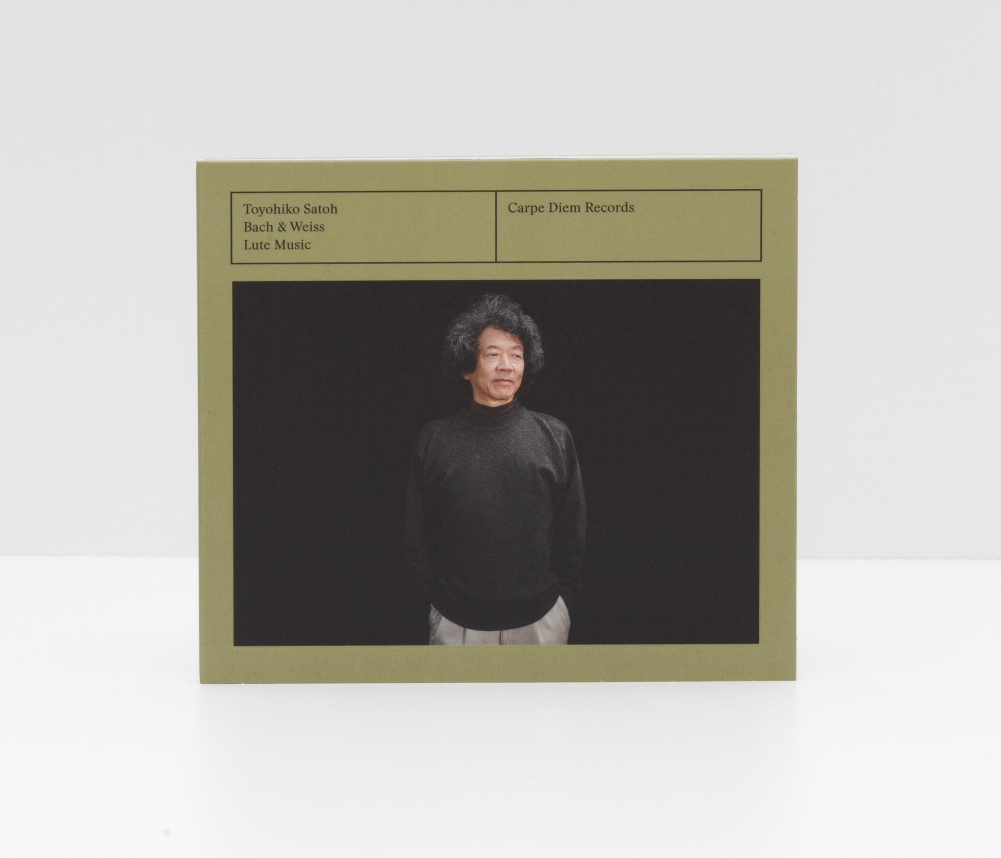 Digipack CD album "Bach & Weiss lute music" by Toyohiko Satoh on Carpe Diem Records