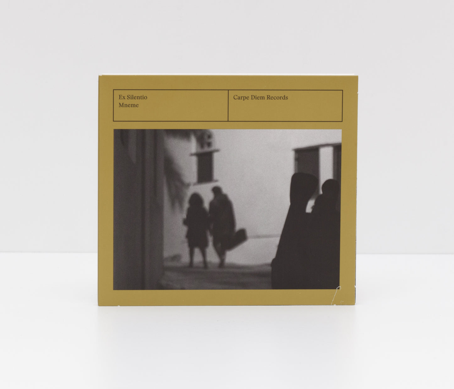 Digipack CD album "Mneme" by ensemble Ex Silentio on Carpe Diem Records