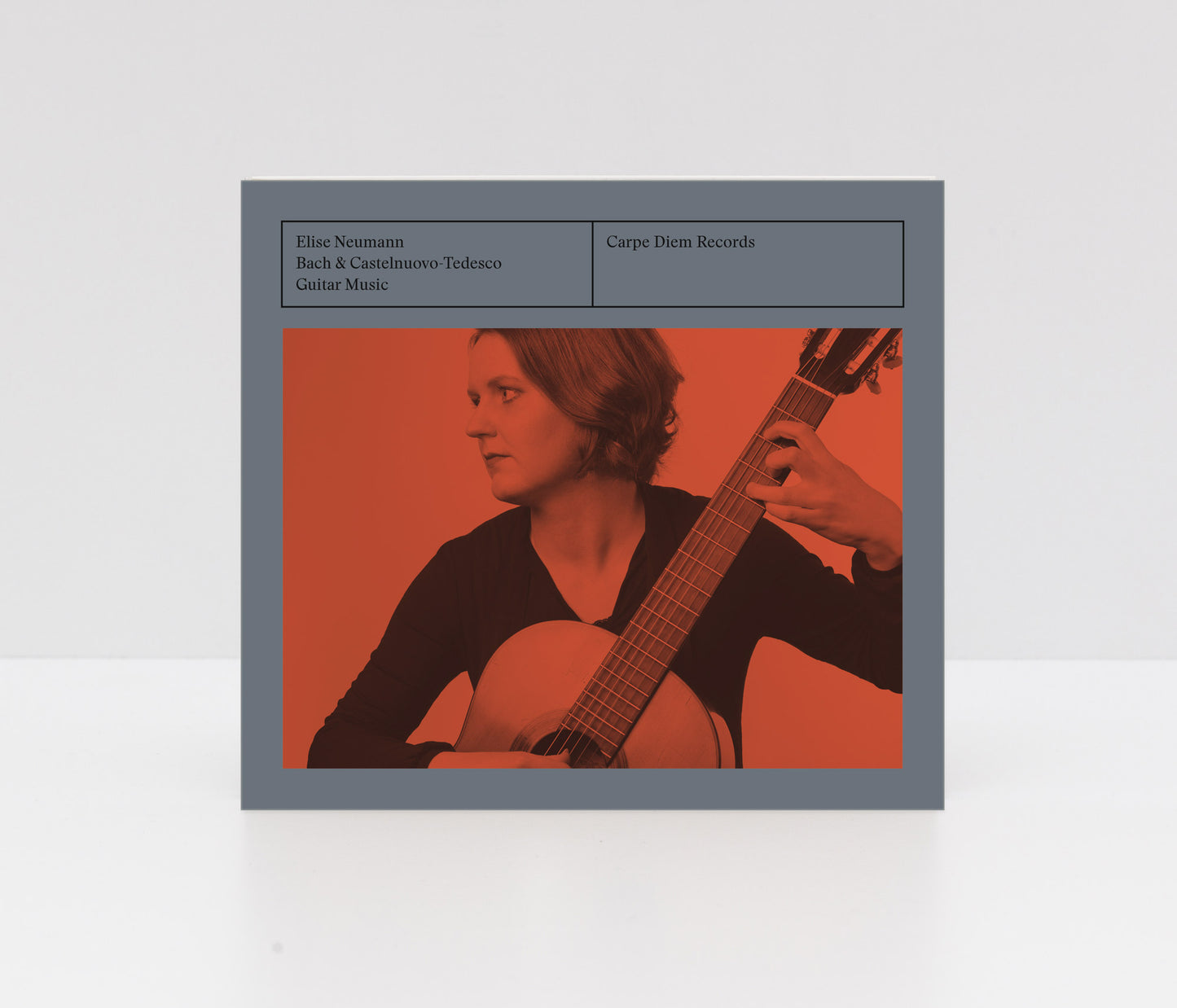 Digipack CD "Bach & Castelnuovo-Tedesco" by Elise Neumann, guitar player
