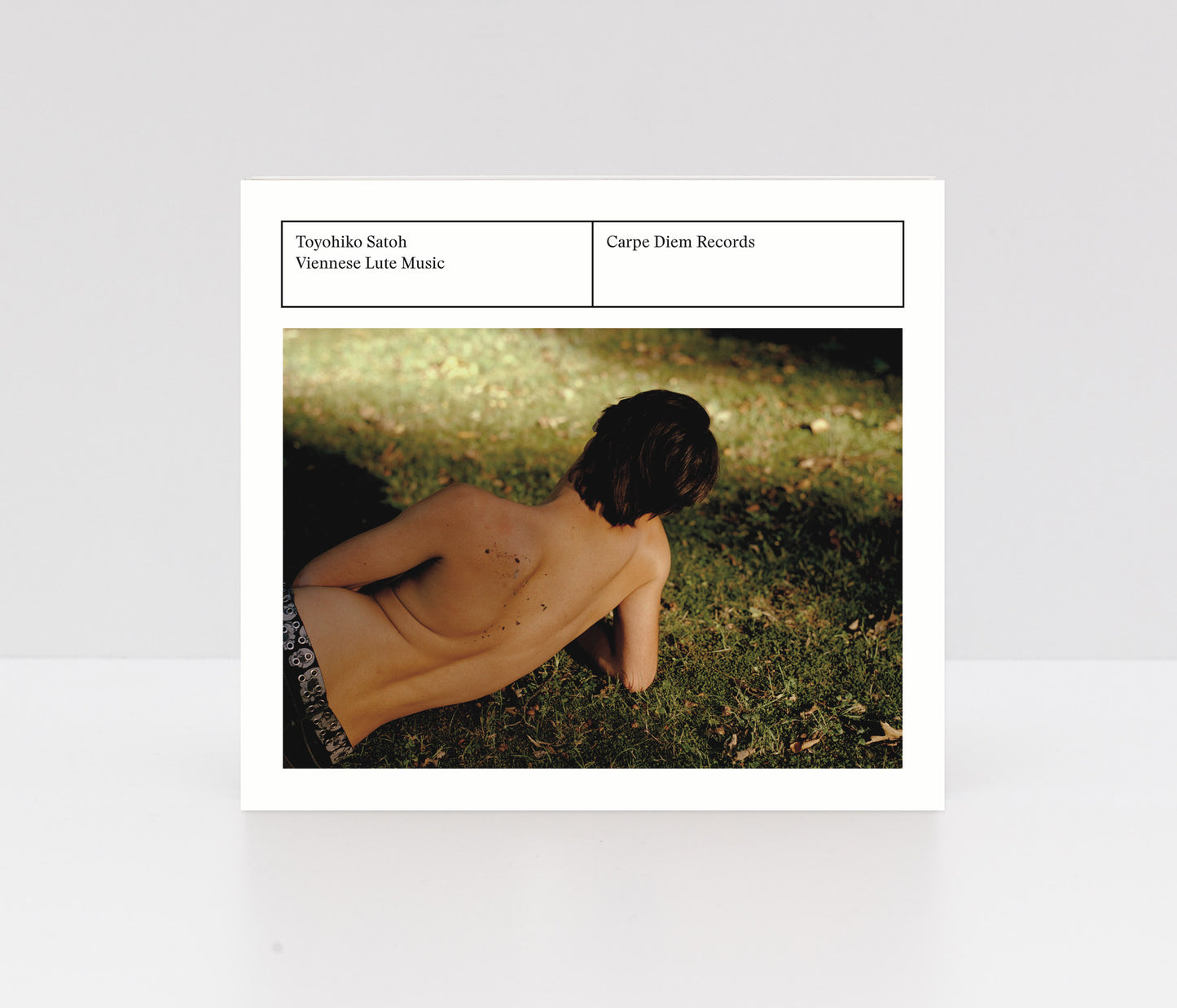 Digipack CD album "Viennese lute music" by Toyohiko Satoh