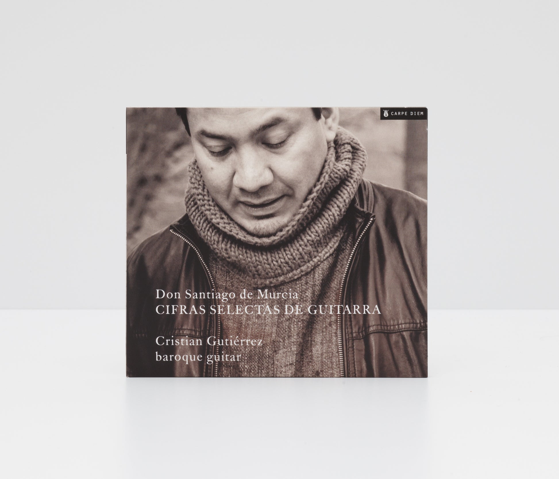 Digipack cover of "Cifras selectas de Guitara" by Cristian Gutiérrez