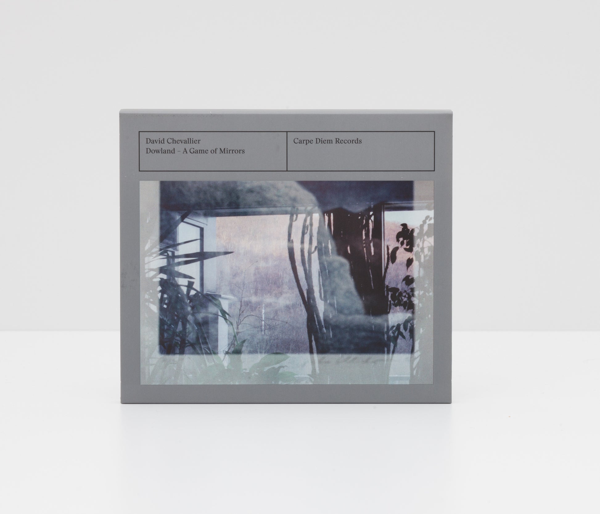 Physical Jewelcase CD album "Dowland - a game of mirrors" by David Chevallier, on Carpe Diem Records