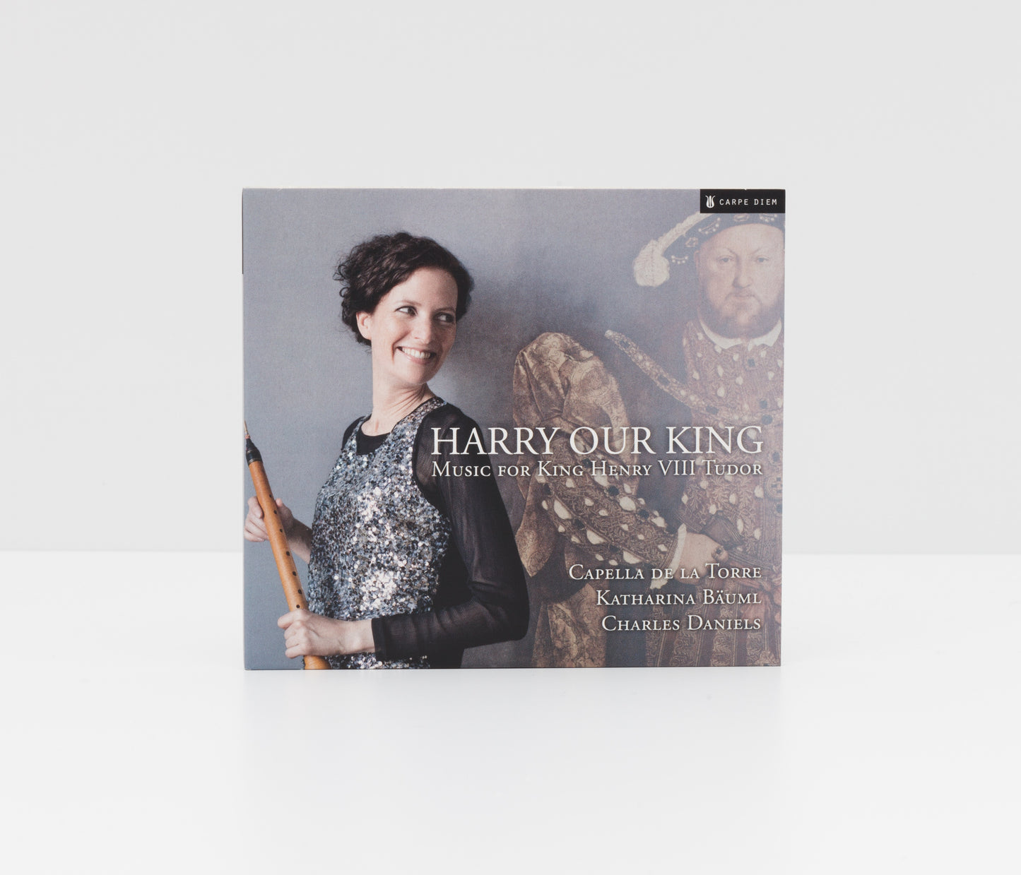 Digipack album cover of "Harry our King" by Capella de la Torre and Katharina Bäuml